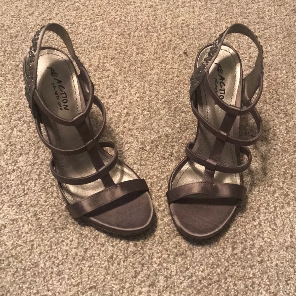 Gray/Silver Kenneth Cole dress shoes